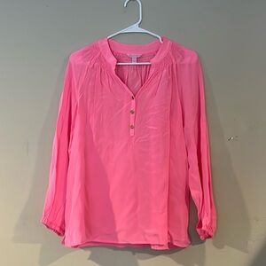 Lilly Pulitzer silk top, size S